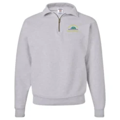 Jerzees Nublend Super Sweats 1/4-Zip Pullover - Embroidered