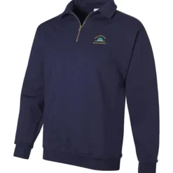 Jerzees Nublend Super Sweats 1/4-Zip Pullover - Embroidered
