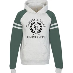 Jerzees Nublend Varsity Colorblocked Raglan Hooded Sweatshirt