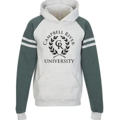 Jerzees Nublend Varsity Colorblocked Raglan Hooded Sweatshirt