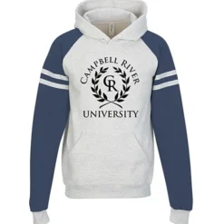 Jerzees Nublend Varsity Colorblocked Raglan Hooded Sweatshirt