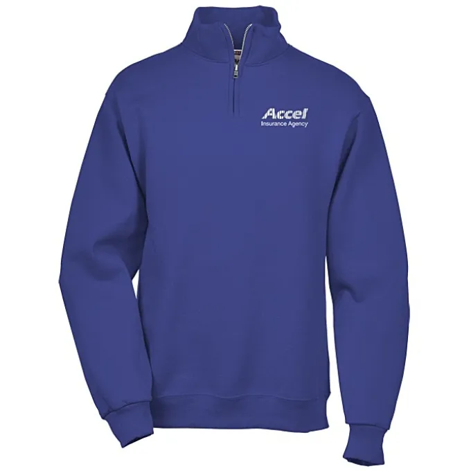 Jerzees NuBlend 1/4-Zip Sweatshirt - Screen