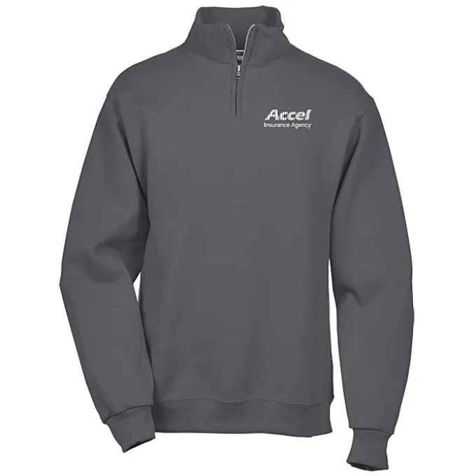 Jerzees NuBlend 1/4-Zip Sweatshirt - Screen