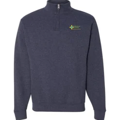 Jerzees NuBlend 1/4-Zip Sweatshirt - Embroidered - 24 hr