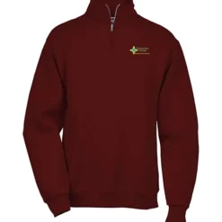Jerzees NuBlend 1/4-Zip Sweatshirt - Embroidered - 24 hr