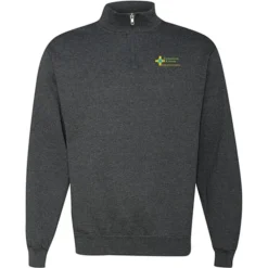 Jerzees NuBlend 1/4-Zip Sweatshirt - Embroidered - 24 hr