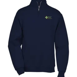 Jerzees NuBlend 1/4-Zip Sweatshirt - Embroidered - 24 hr