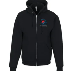 Jerzees Rugged Fleece Full-Zip Hooded Sweatshirt - Full Color