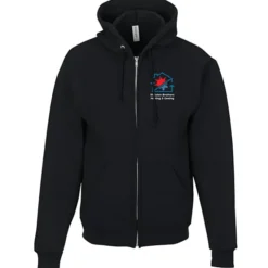 Jerzees Rugged Fleece Full-Zip Hooded Sweatshirt - Full Color