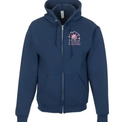 Jerzees Rugged Fleece Full-Zip Hooded Sweatshirt - Screen