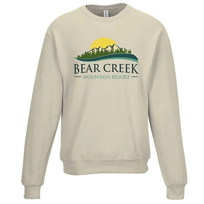 Jerzees Ultimate CVC Crewneck Sweatshirt - Full Color