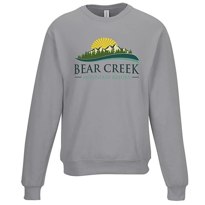 Jerzees Ultimate CVC Crewneck Sweatshirt - Full Color