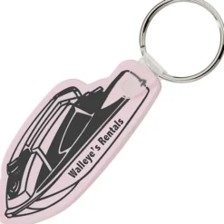 Jet Ski Soft Keychain - Opaque