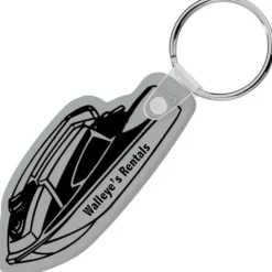 Jet Ski Soft Keychain - Opaque