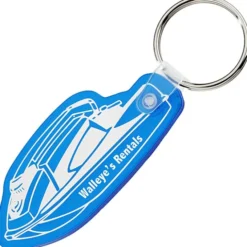 Jet Ski Soft Keychain - Translucent