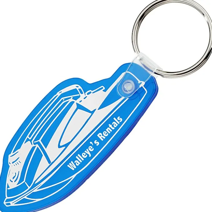 Jet Ski Soft Keychain - Translucent