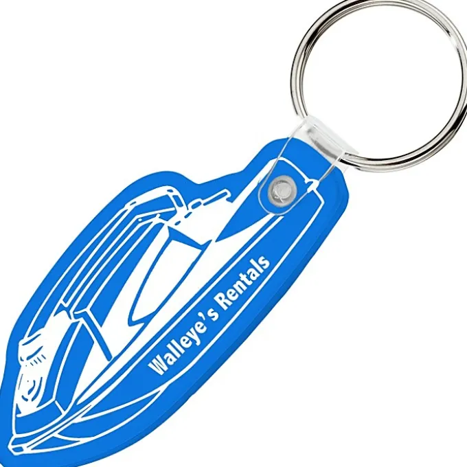 Jet Ski Soft Keychain - Translucent