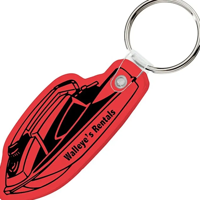 Jet Ski Soft Keychain - Translucent