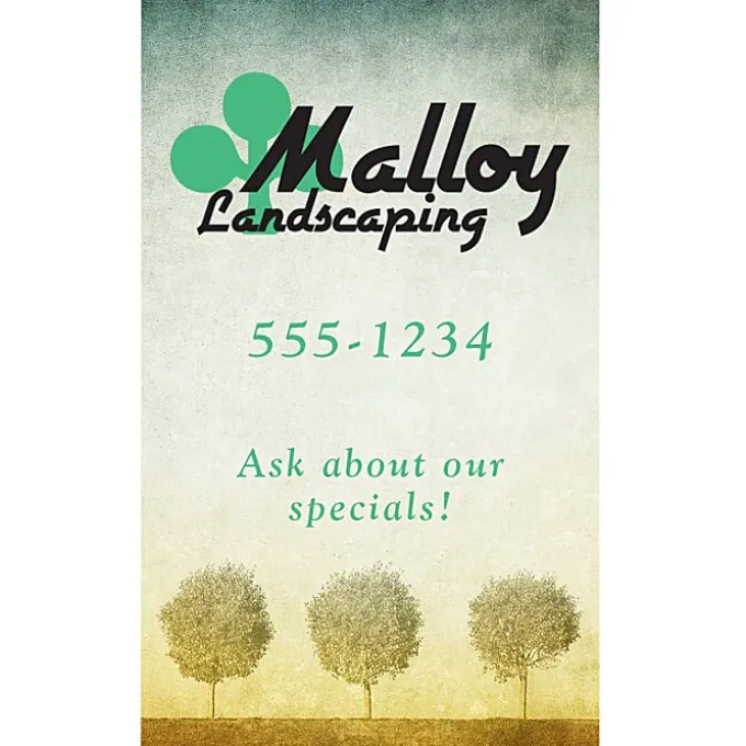 Jumbo Business Card Magnet - 20 mil - 24 hr