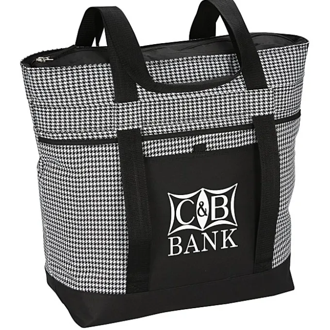 Jumbo Cooler - Houndstooth