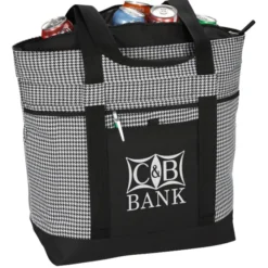 Jumbo Cooler - Houndstooth