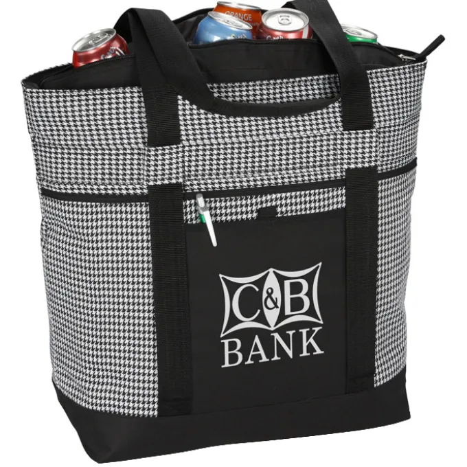 Jumbo Cooler - Houndstooth