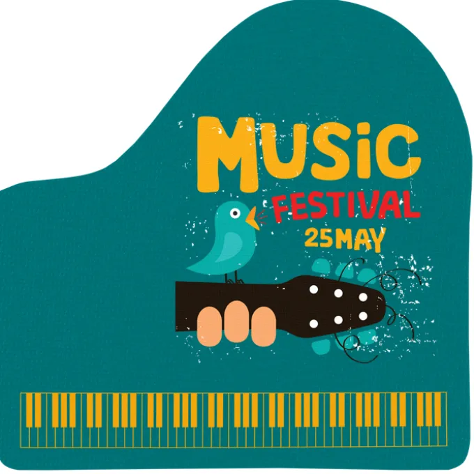 Jumbo Cushioned Jar Opener - Piano - Full Color