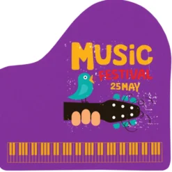 Jumbo Cushioned Jar Opener - Piano - Full Color