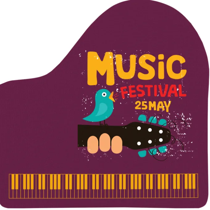 Jumbo Cushioned Jar Opener - Piano - Full Color