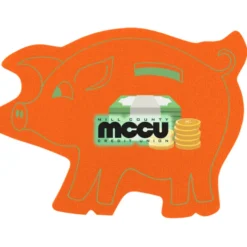 Jumbo Cushioned Jar Opener - Piggy Bank - Full Color