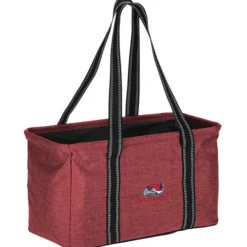 Junior Heathered Utility Tote - Embroidered