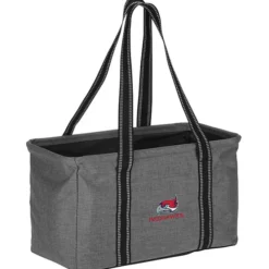 Junior Heathered Utility Tote - Embroidered