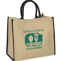 Jute Shopping Tote