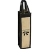 Jute Wine Bottle Gift Tote