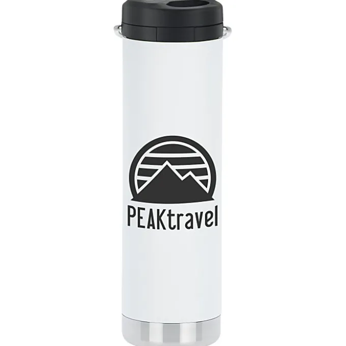 Klean Kanteen TKWide Vacuum Bottle with Straw Lid - 20 oz