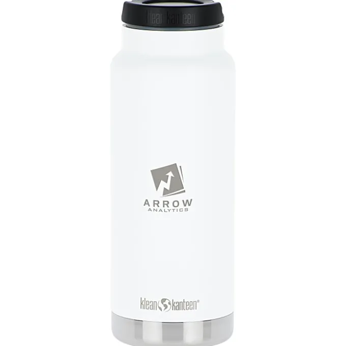 Klean Kanteen TKWide Vacuum Bottle - 32 oz. - Laser Engraved
