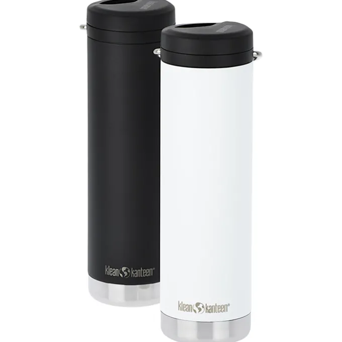 Klean Kanteen TKWide Vacuum Bottle with Straw Lid - 20 oz - 24 hr