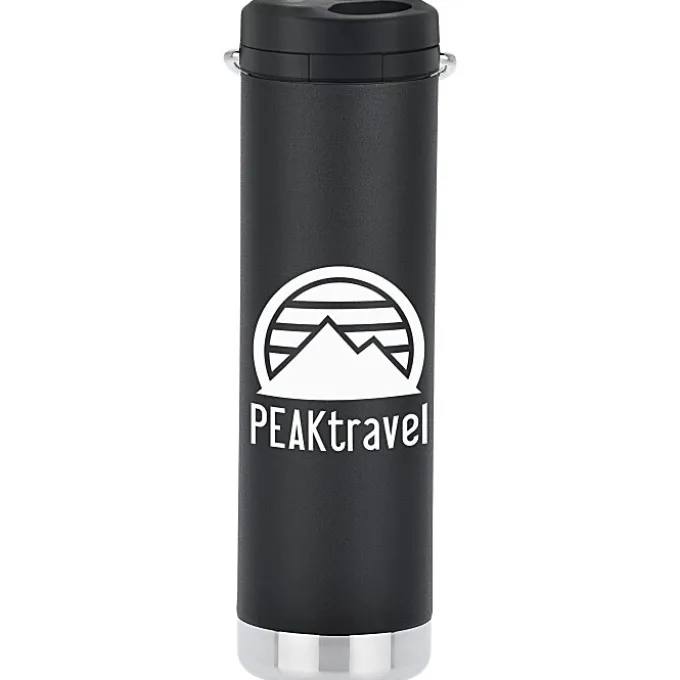 Klean Kanteen TKWide Vacuum Bottle with Straw Lid - 20 oz - 24 hr