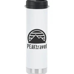 Klean Kanteen TKWide Vacuum Bottle with Straw Lid - 20 oz - 24 hr