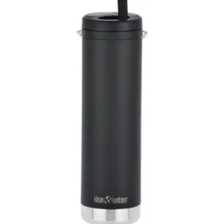 Klean Kanteen TKWide Vacuum Bottle with Straw Lid - 20 oz - 24 hr
