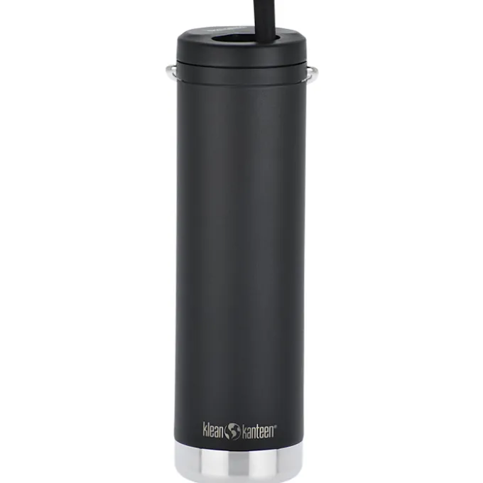 Klean Kanteen TKWide Vacuum Bottle with Straw Lid - 20 oz - 24 hr