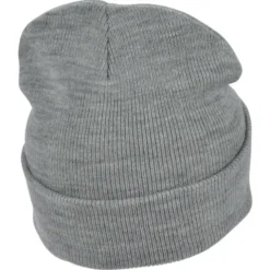 Knit Cuffed Patch Beanie
