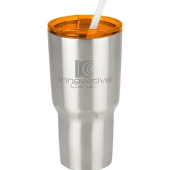 Kong Vacuum Insulated Travel Tumbler - 26 oz. - Stainless Steel - Laser Engraved