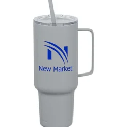 Koozie® Big Vacuum Mug with Straw - 40 oz