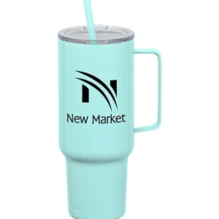 Koozie® Big Vacuum Mug with Straw - 40 oz - 24 hr