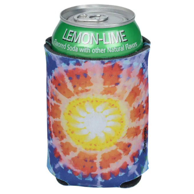 Koozie® Chill Collapsible Can Cooler - Tie-Dye Sun