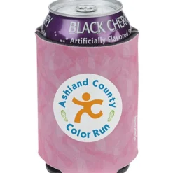 Koozie® Chill Collapsible Can Cooler - Pink Awareness