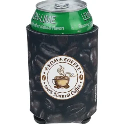 Koozie® Chill Collapsible Can Cooler - Coffee Beans