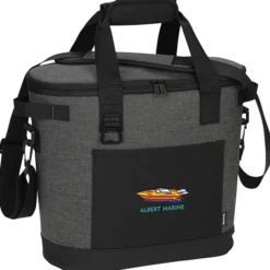 Koozie® Heathered 20-Can Tub Cooler Tote - Embroidered