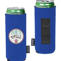 Koozie® Slim Neoprene Collapsible Can Cooler - Magnet